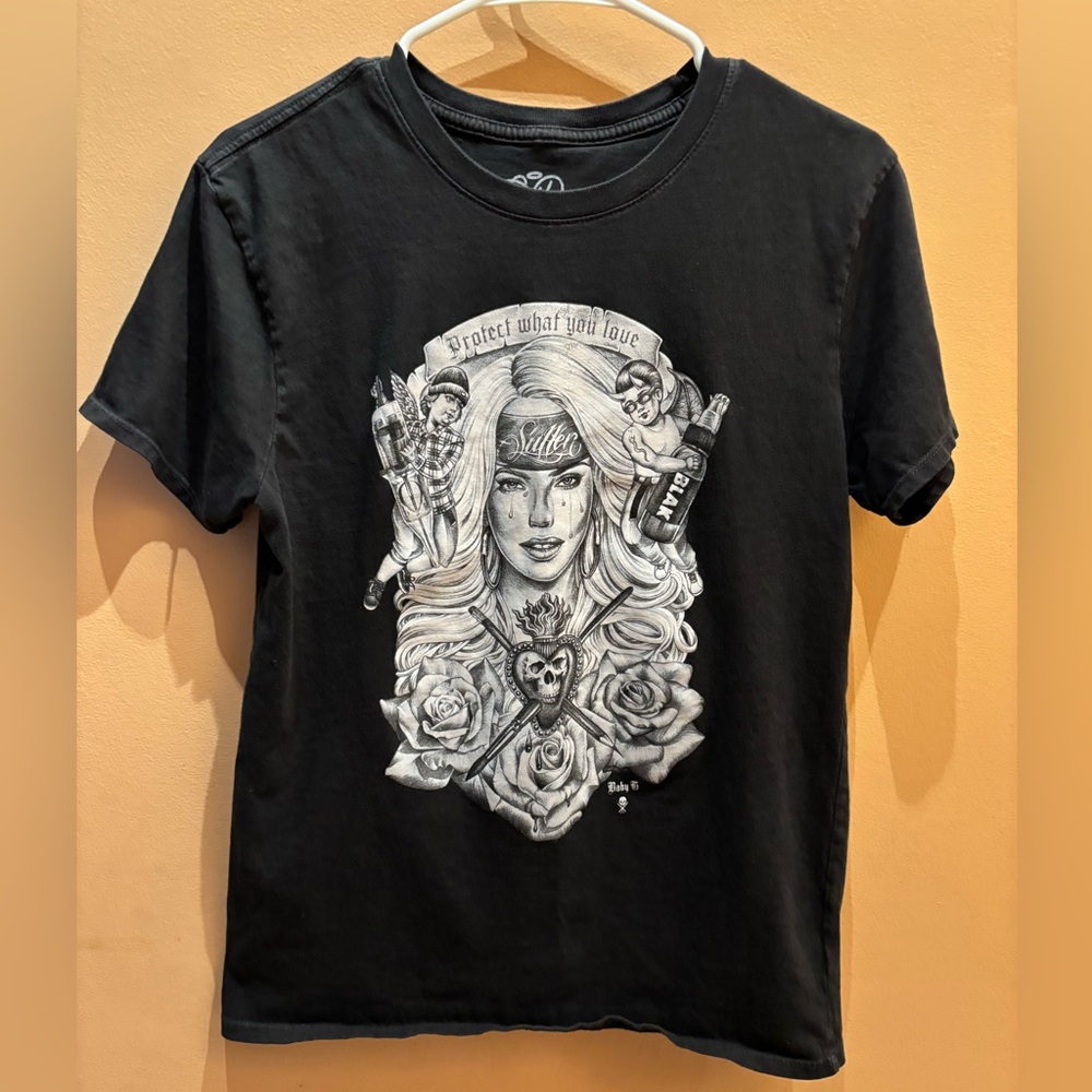 Sullen Clothing Baby G tattoo lifestyle graphic art short sleeve tee Size Small - Picture 2 of 7